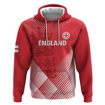 Custom England Cricket Hoodie Go Champions Sporty Style LT14