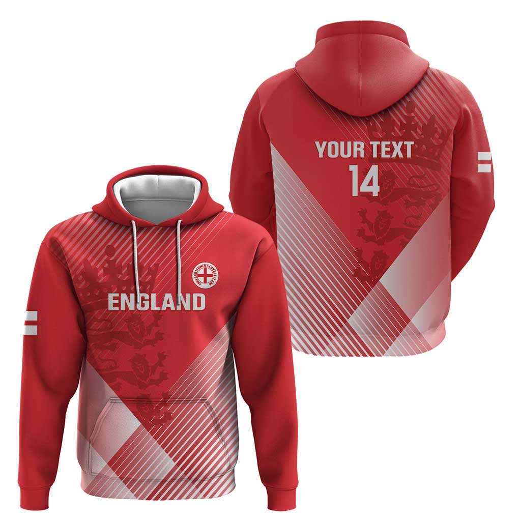 Custom England Cricket Hoodie Go Champions Sporty Style LT14