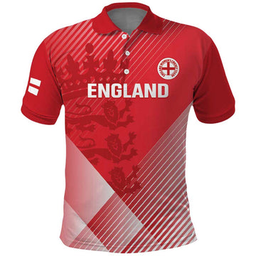 Custom England Cricket Polo Shirt Go Champions Sporty Style LT14