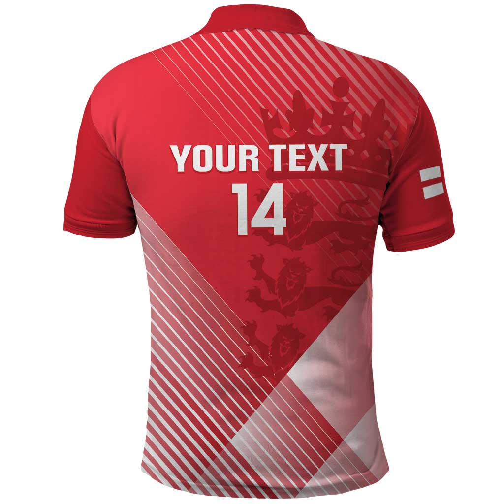 Custom England Cricket Polo Shirt Go Champions Sporty Style LT14
