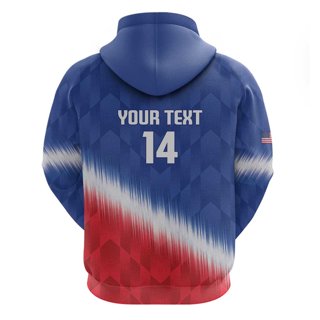 Custom United States Soccer Hoodie 2025 Go USA Sporty Style LT14