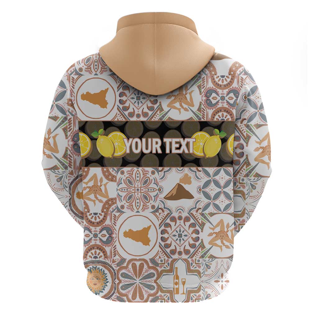 Personalized Sicilia National Symbols With Mosaic Motifs Hoodie LT14