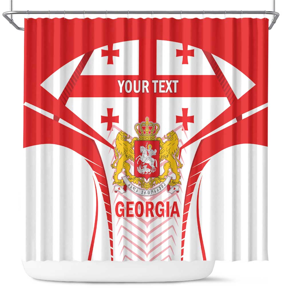 Custom Georgia Football Shower Curtain Come On Georgian LT14