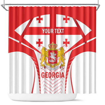 Custom Georgia Football Shower Curtain Come On Georgian LT14