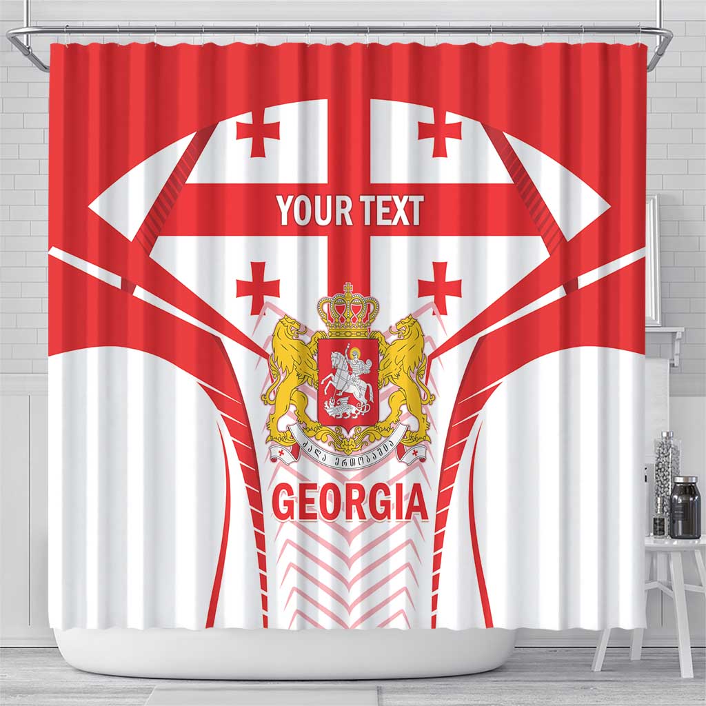 Custom Georgia Football Shower Curtain Come On Georgian LT14
