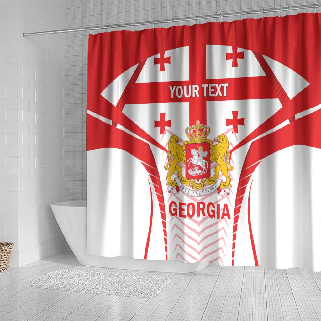 Custom Georgia Football Shower Curtain Come On Georgian LT14