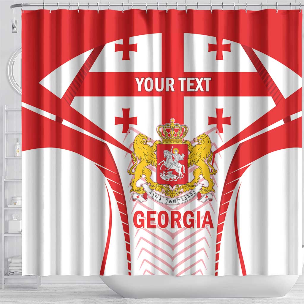 Custom Georgia Football Shower Curtain Come On Georgian LT14