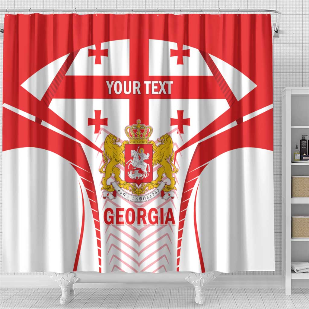 Custom Georgia Football Shower Curtain Come On Georgian LT14