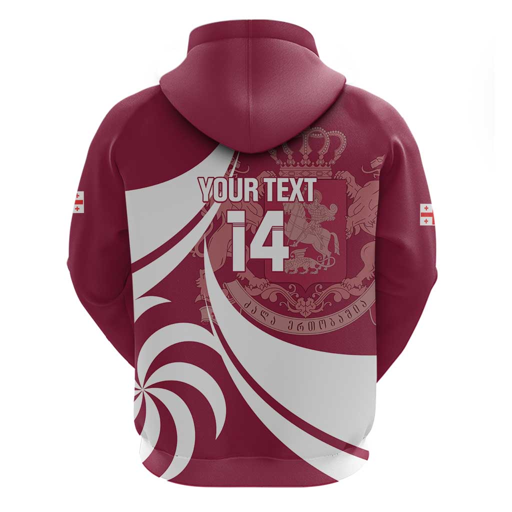 Custom Georgia Rugby Hoodie Go Borjgalosnebi LT14