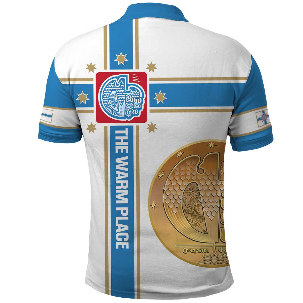 Georgia Tbilisi Capital Polo Shirt The Warm Place Flag Style LT14