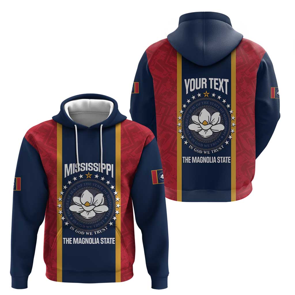 United States Mississippi Hoodie Magnolia State Flag Style LT14
