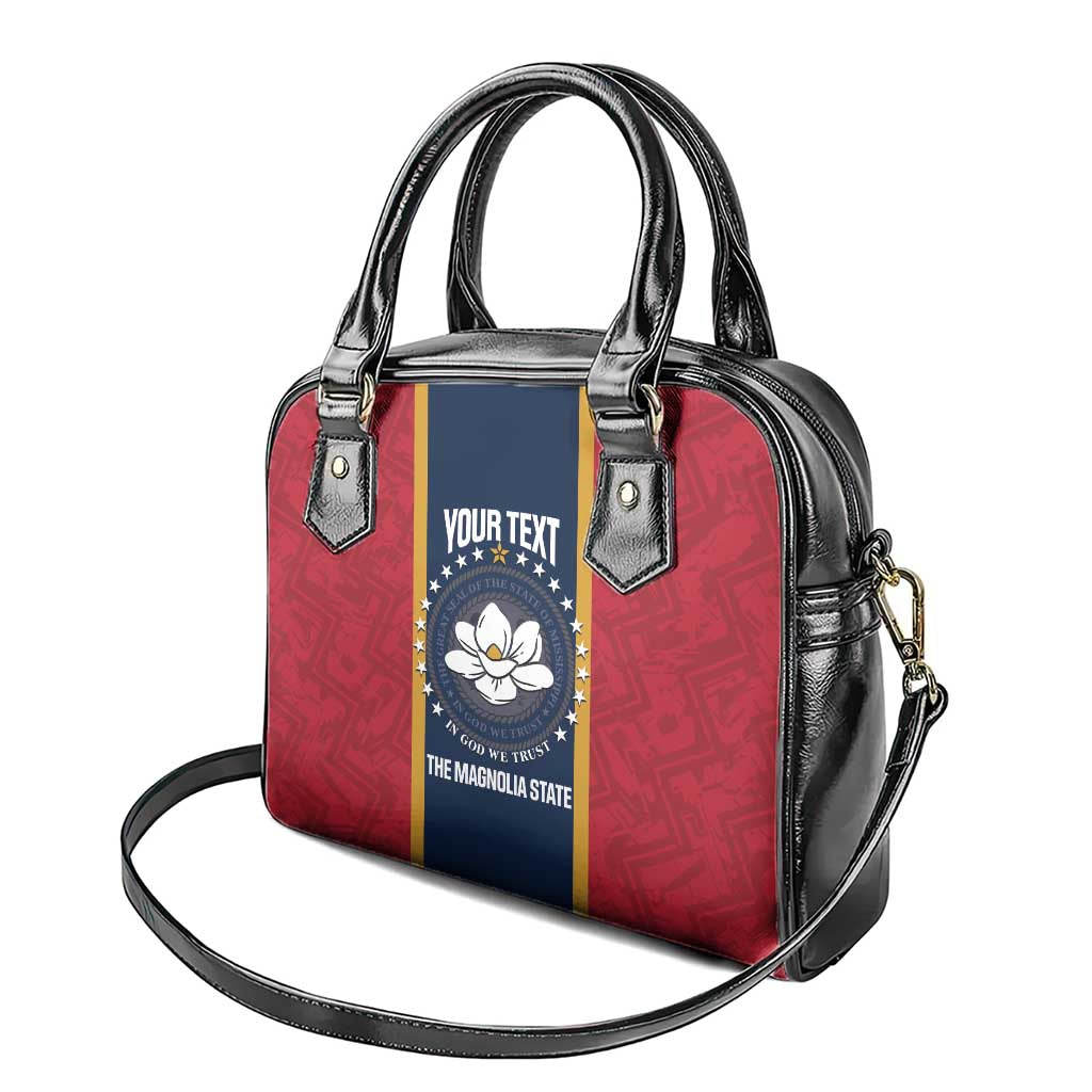 United States Mississippi Shoulder Handbag Magnolia State Flag Style LT14