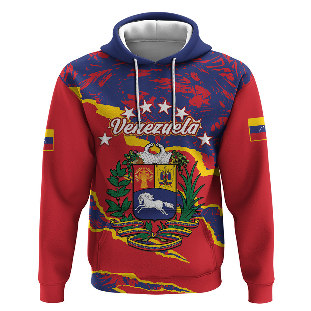 Venezuela Independence Day Hoodie Feliz Dia de la Independencia Grunge Style LT14