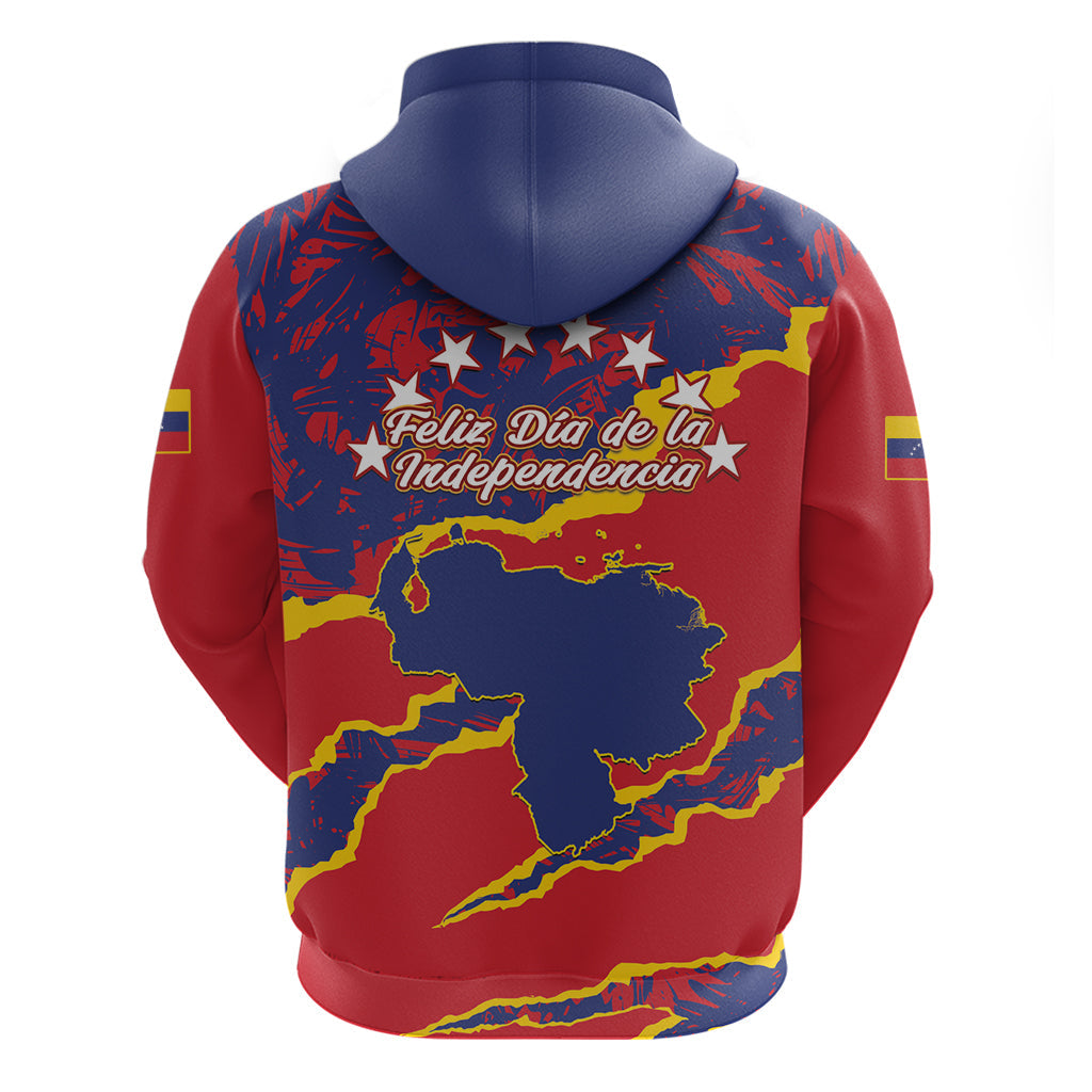 Venezuela Independence Day Hoodie Feliz Dia de la Independencia Grunge Style LT14