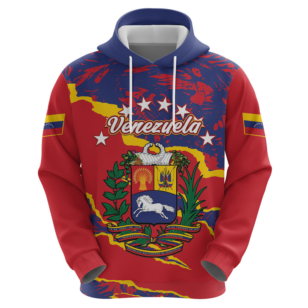 Venezuela Independence Day Hoodie Feliz Dia de la Independencia Grunge Style LT14