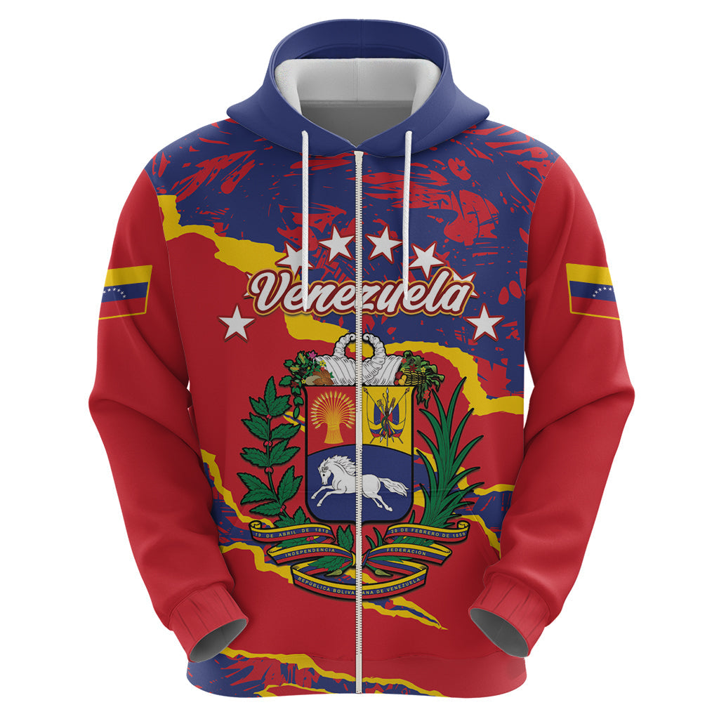 Venezuela Independence Day Hoodie Feliz Dia de la Independencia Grunge Style LT14