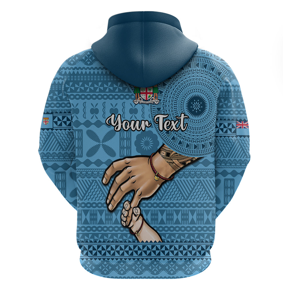 Personalised Father Day Fiji Hoodie I Love You Dad Fijian Tapa Pattern LT14