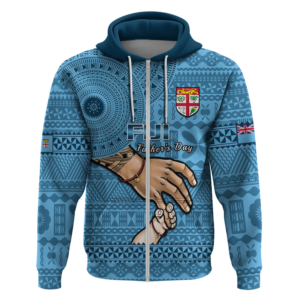 Personalised Father Day Fiji Hoodie I Love You Dad Fijian Tapa Pattern LT14
