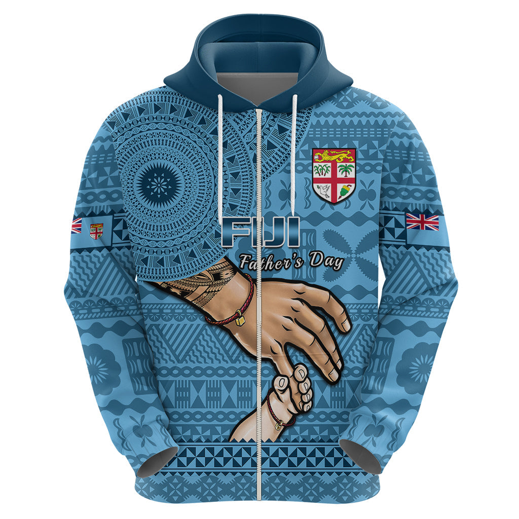 Personalised Father Day Fiji Hoodie I Love You Dad Fijian Tapa Pattern LT14