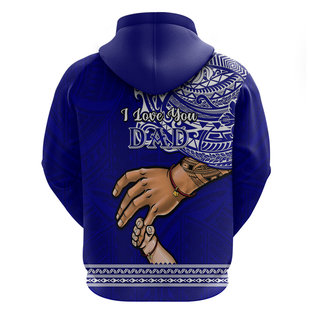 Polynesian Pride Father Day American Samoa Hoodie I Love You Dad LT14