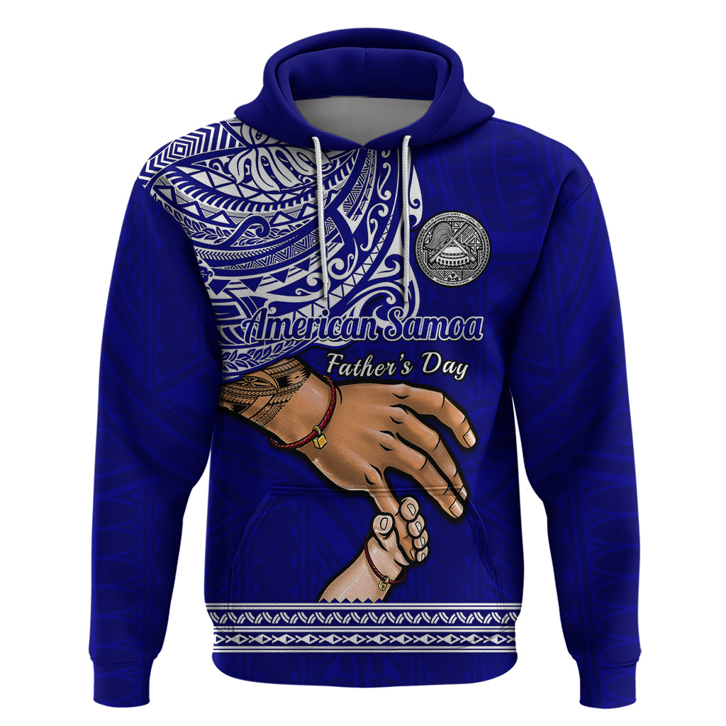 Personalised Father Day American Samoa Hoodie I Love You Dad LT14