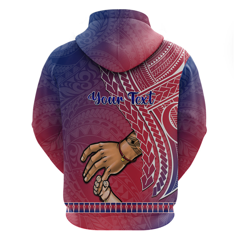 Personalised Father Day Guam Hoodie I Love You Dad Guaman Latte Stone LT14