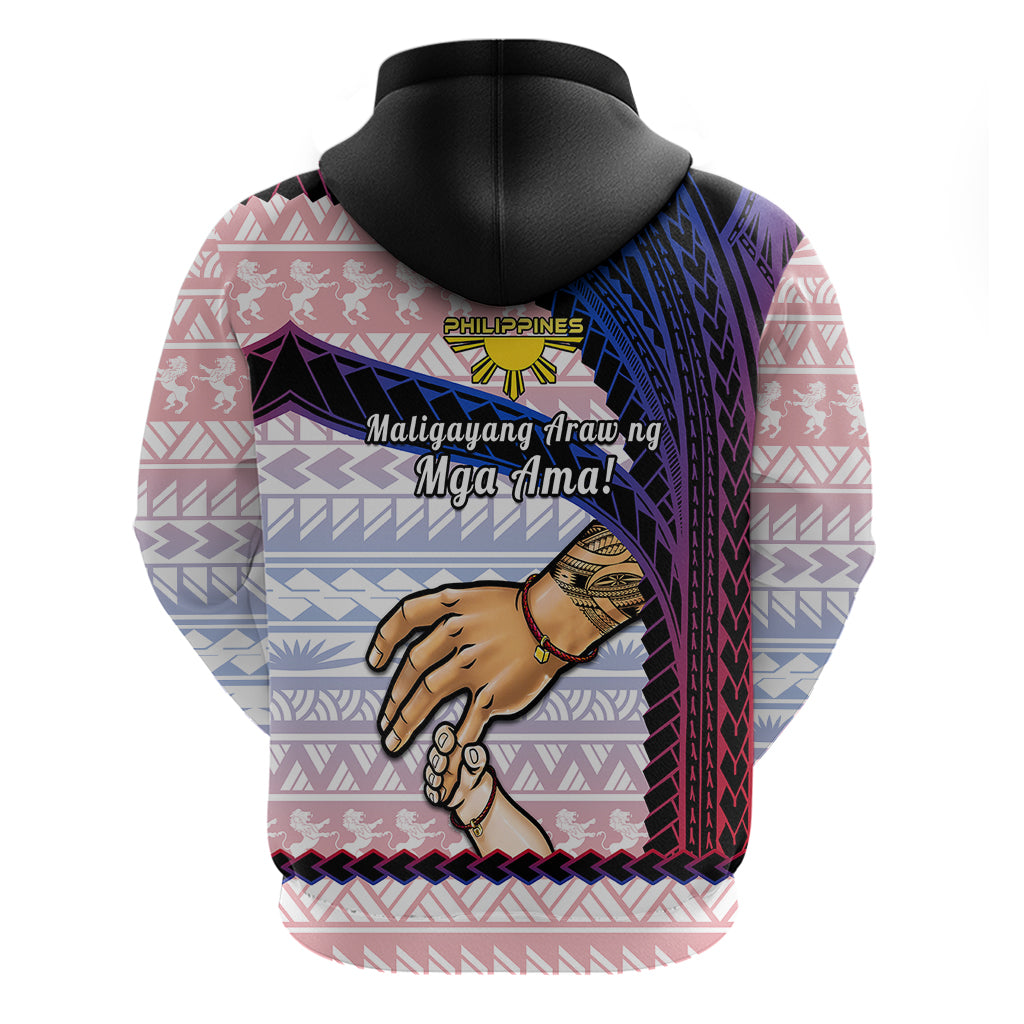 Polynesian Pride Father Day Philippines Hoodie Filipino Pattern Maligayang Araw ng Mga Ama LT14