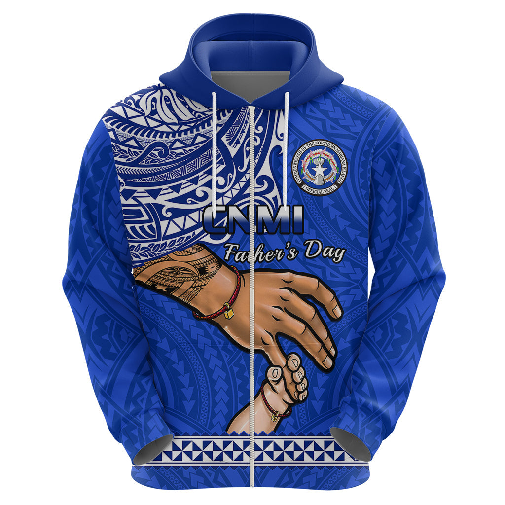 Polynesian Pride Father Day Northern Mariana Islands Hoodie CNMI I Love You Dad LT14