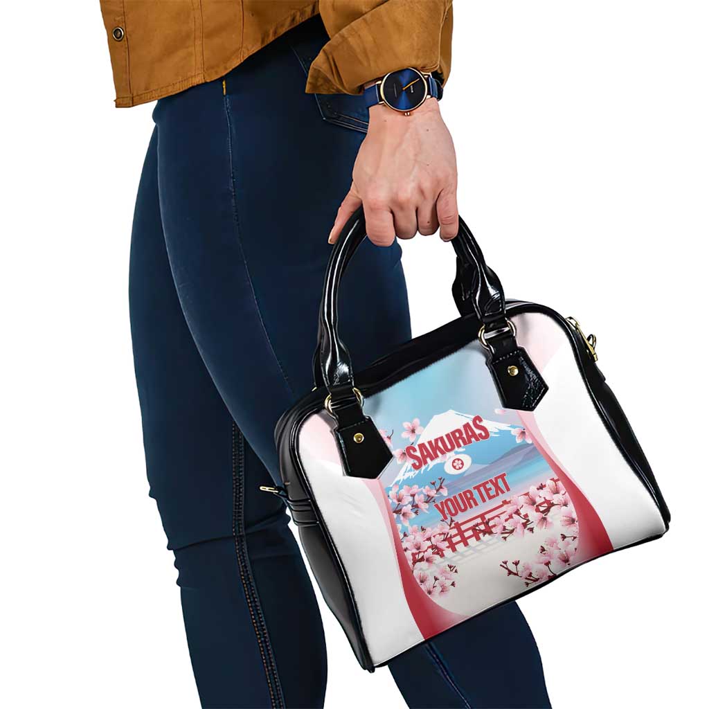 Japan Rugby Custom Shoulder Handbag Go Sakuras Japanese Mount Fuji LT14