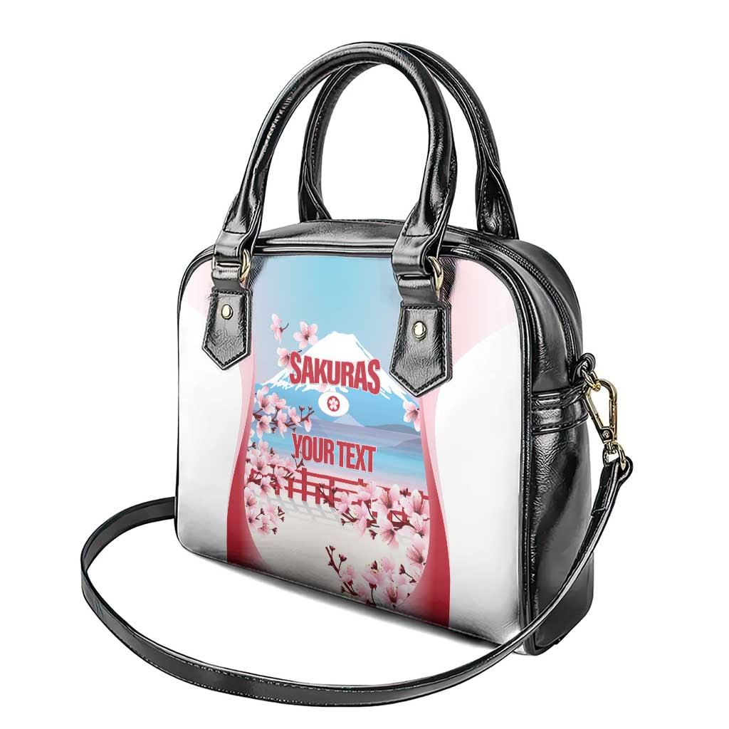 Japan Rugby Custom Shoulder Handbag Go Sakuras Japanese Mount Fuji LT14