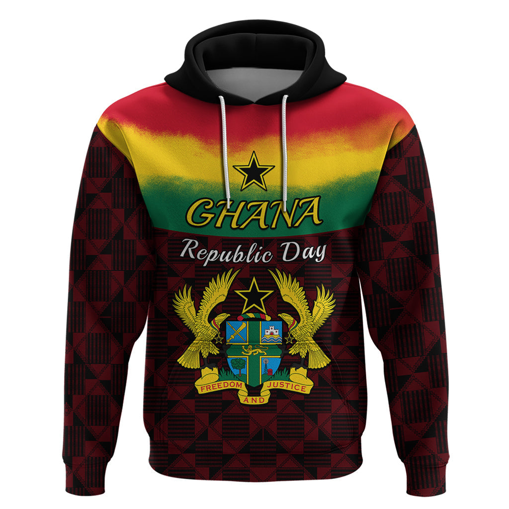 1 July Ghana Republic Day Hoodie African Pattern Mix Flag Unique Style LT14