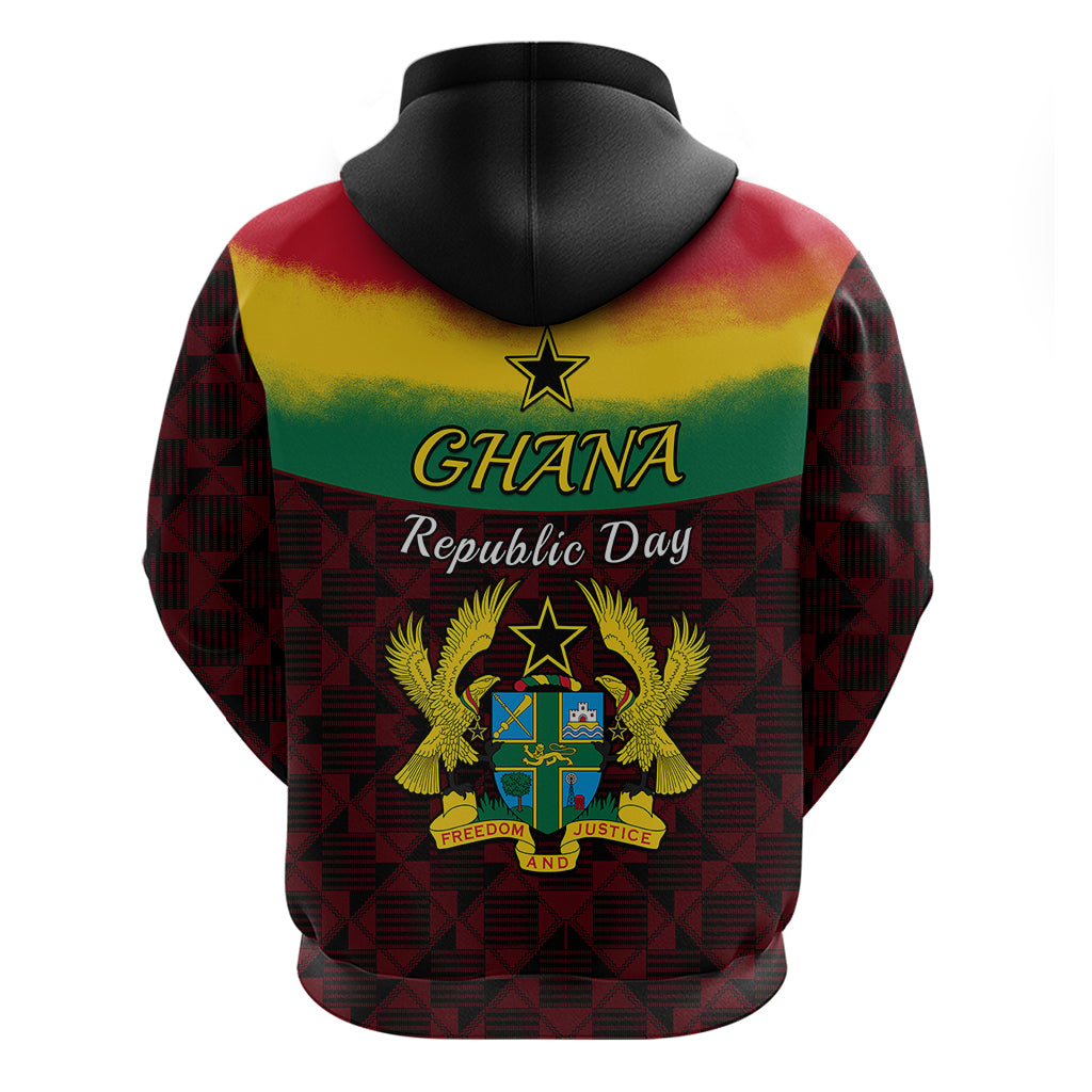 1 July Ghana Republic Day Hoodie African Pattern Mix Flag Unique Style LT14