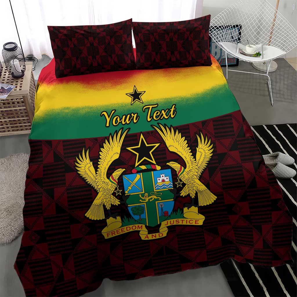 Personalised 1 July Ghana Republic Day Bedding Set African Pattern Mix Flag Unique Style LT14