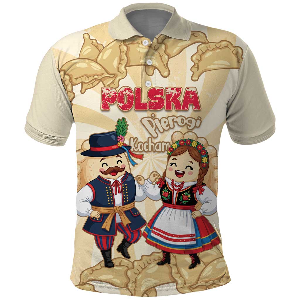 Personalised Pierogi Festival Poland Polo Shirt Polska Dumpling Kocham LT14