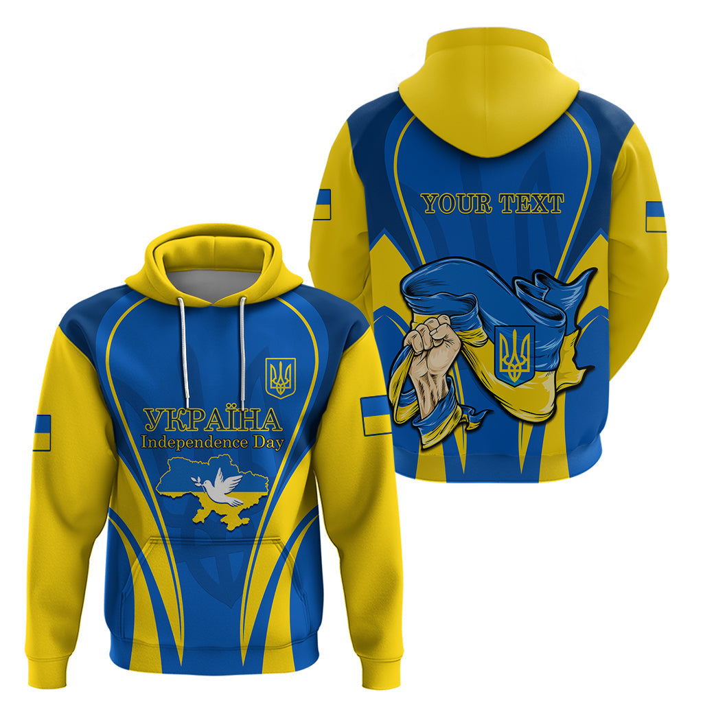 Custom Ukraine Hoodie Happy Ukrainian 32nd Independence Anniversary LT14