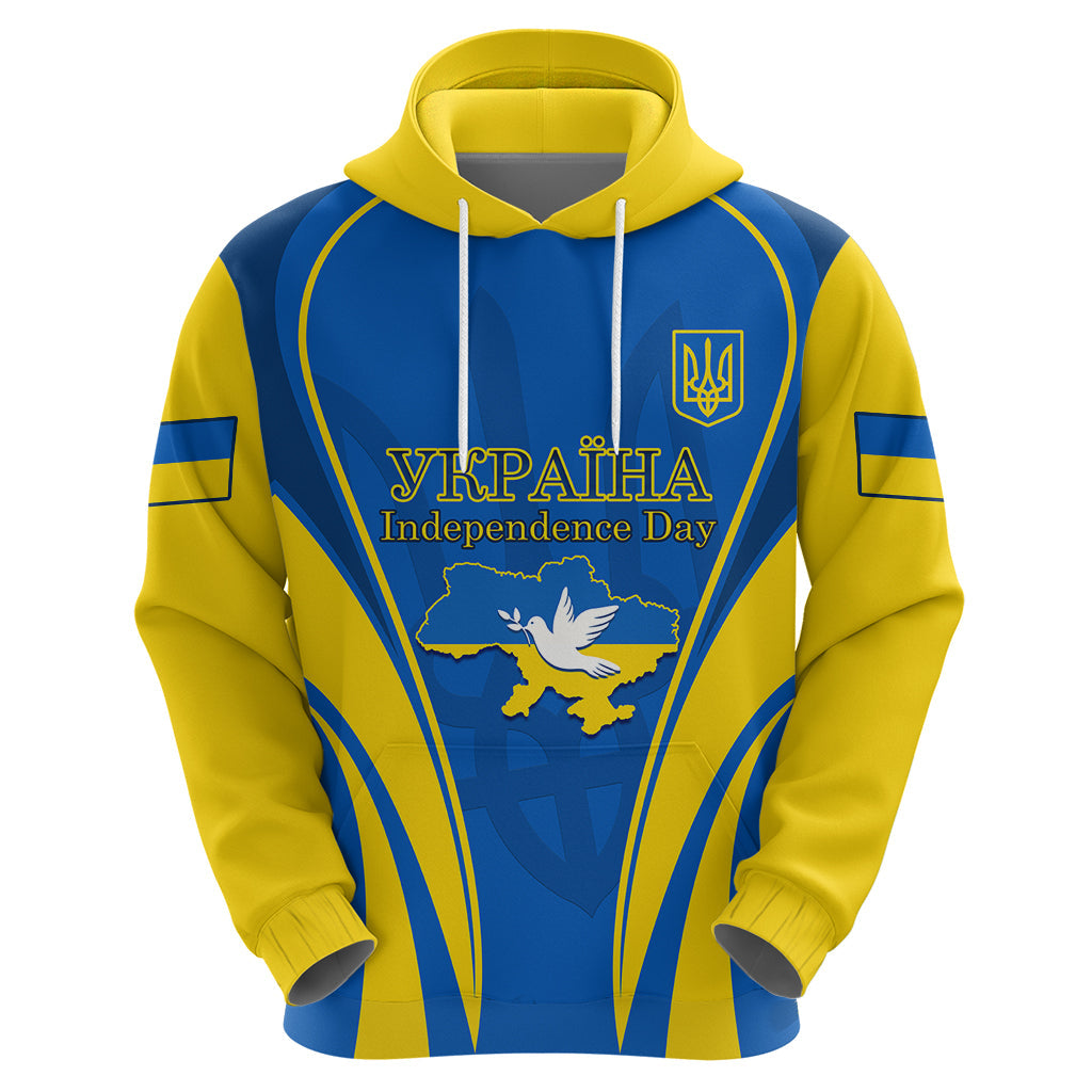Custom Ukraine Hoodie Happy Ukrainian 32nd Independence Anniversary LT14