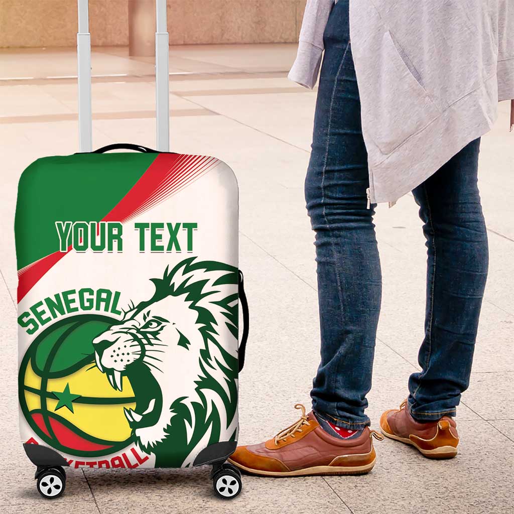 Senegal Basketball Custom Luggage Cover Come On Lions LT14
