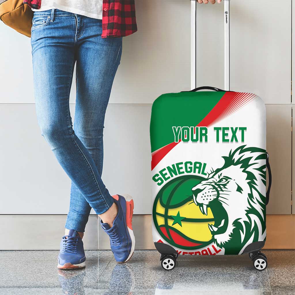 Senegal Basketball Custom Luggage Cover Come On Lions LT14
