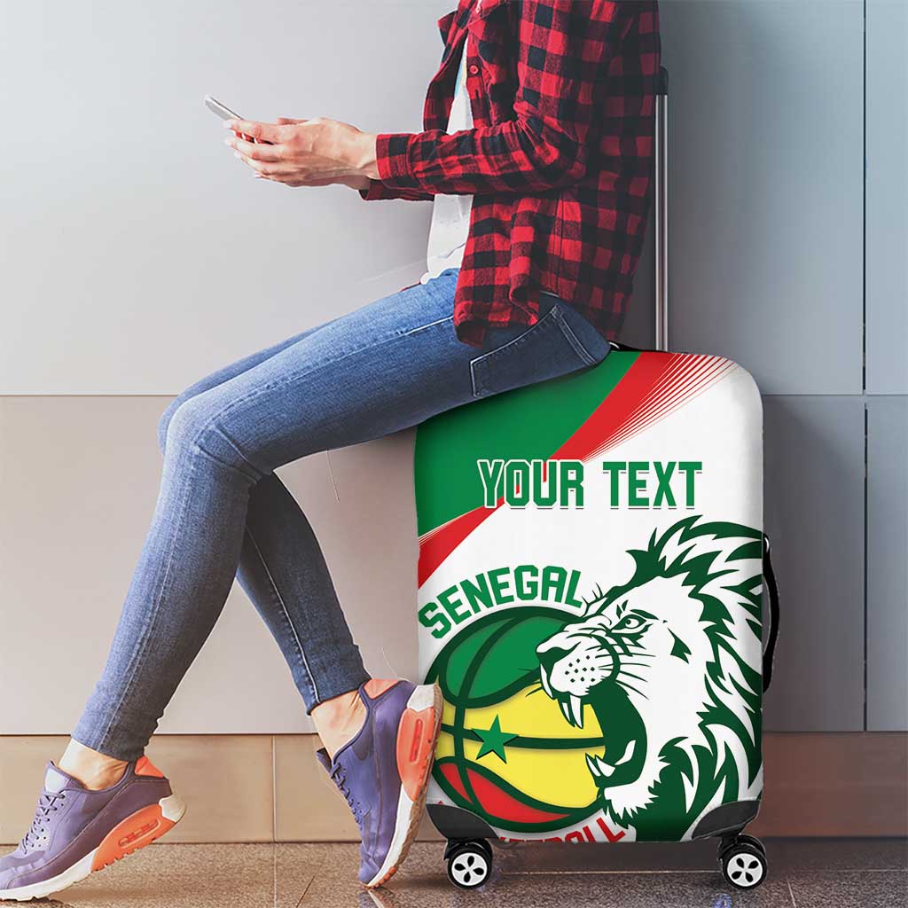 Senegal Basketball Custom Luggage Cover Come On Lions LT14