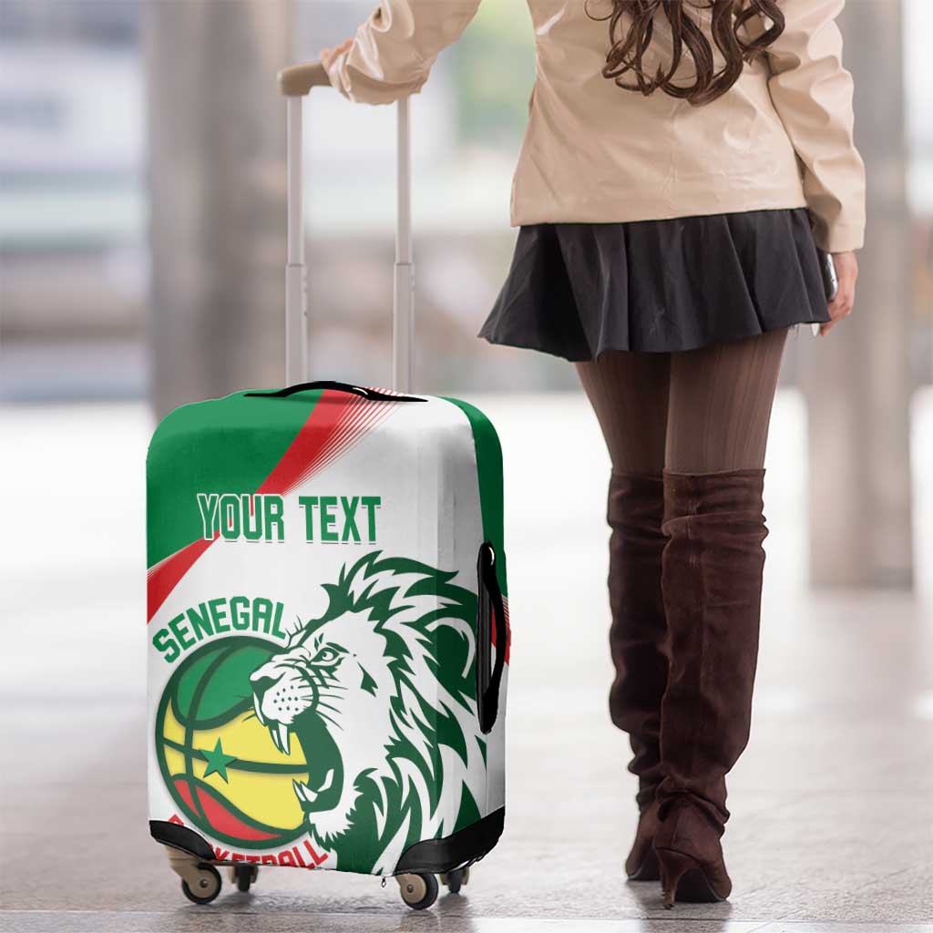 Senegal Basketball Custom Luggage Cover Come On Lions LT14