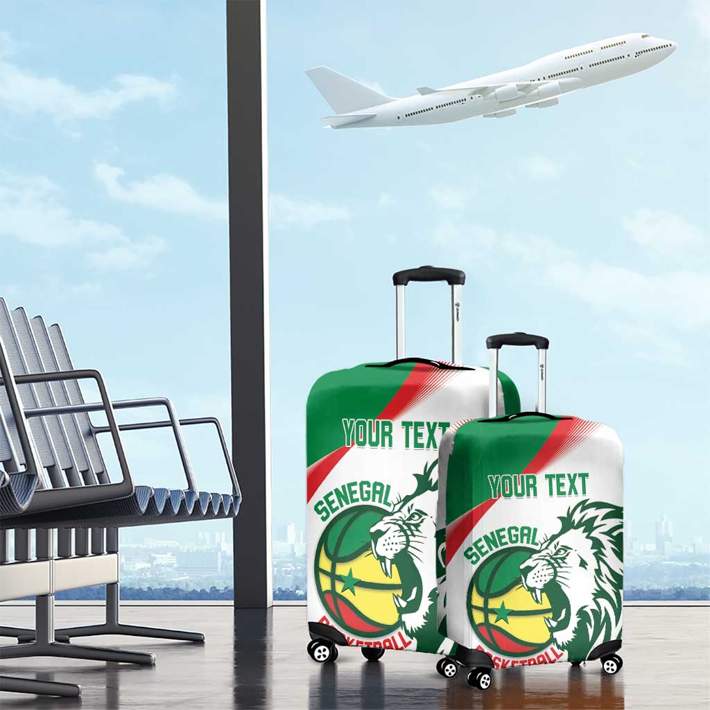 Senegal Basketball Custom Luggage Cover Come On Lions LT14