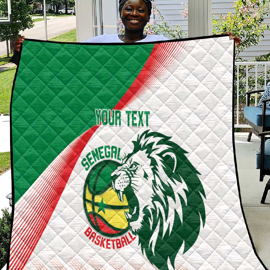 Afro Basketball Custom Senegal Quilt Come On Lions LT14