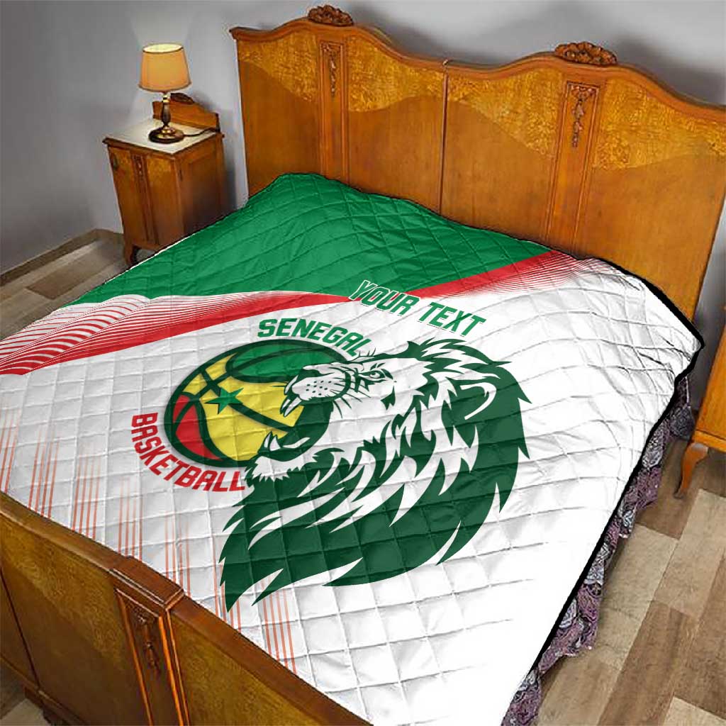 Afro Basketball Custom Senegal Quilt Come On Lions LT14