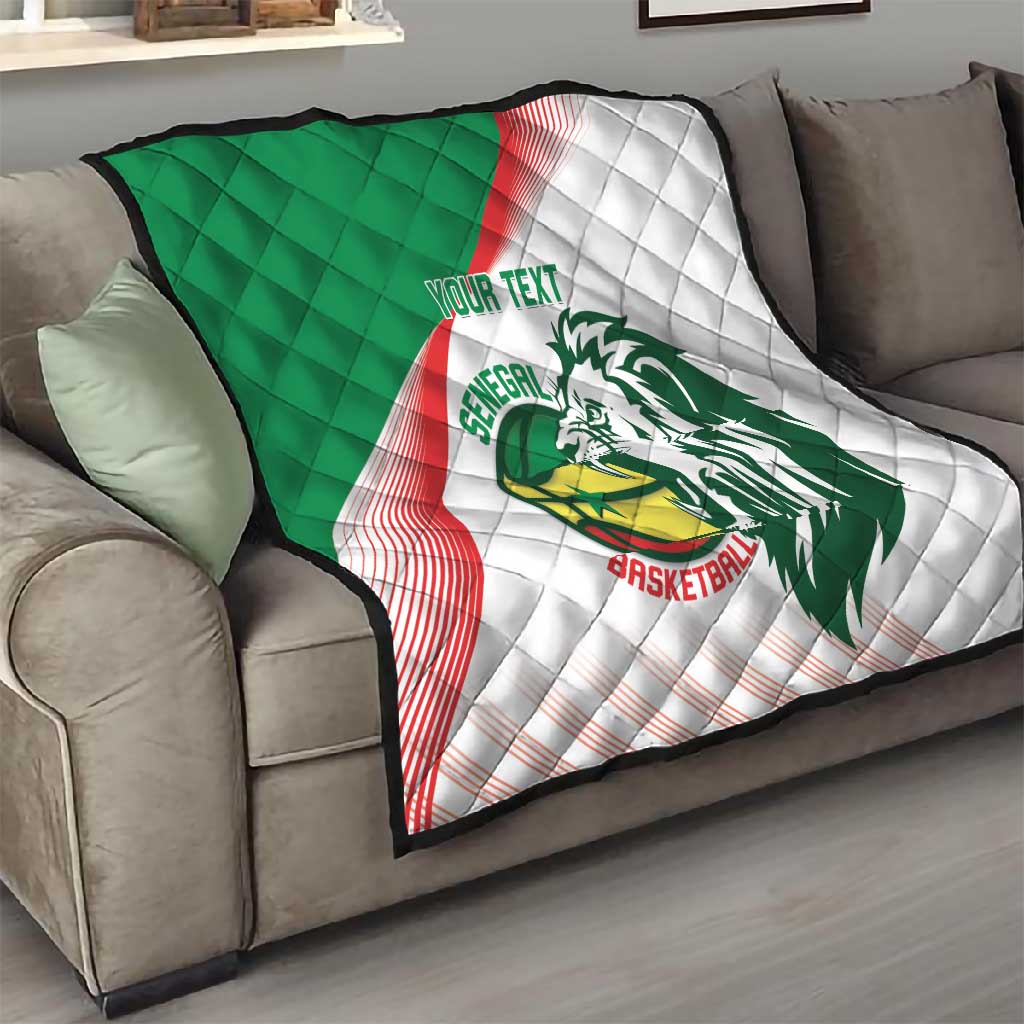 Afro Basketball Custom Senegal Quilt Come On Lions LT14