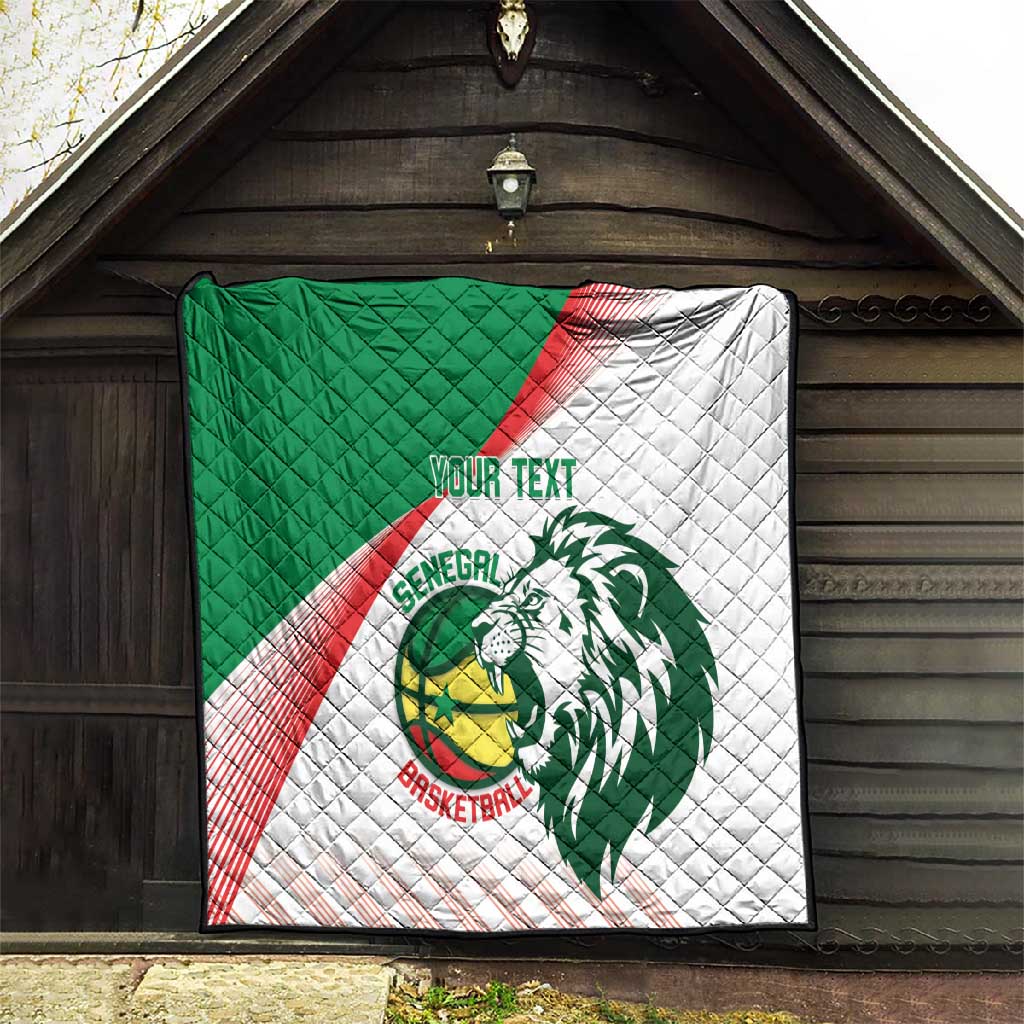 Afro Basketball Custom Senegal Quilt Come On Lions LT14