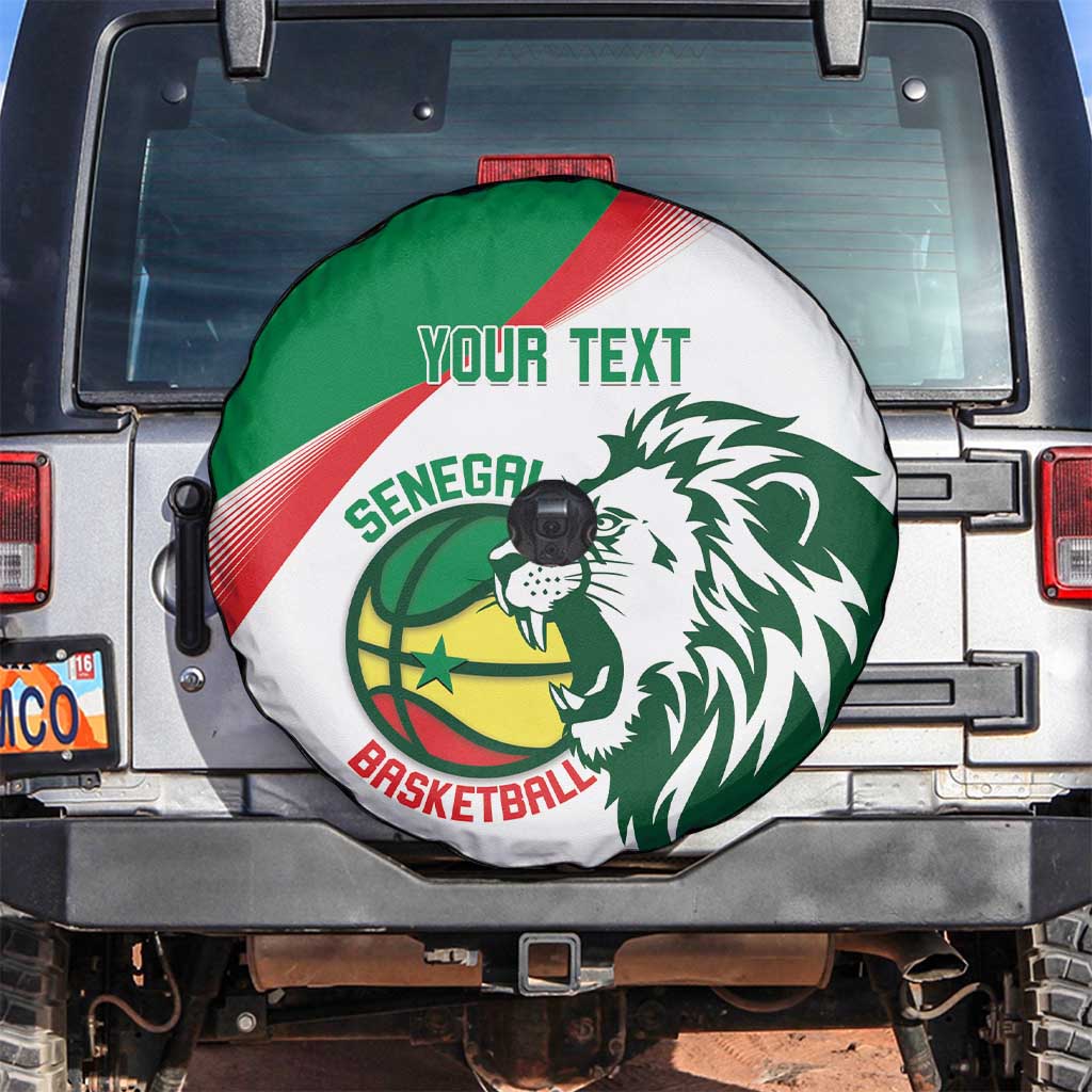 Senegal Basketball Custom Spare Tire Cover Come On Lions LT14