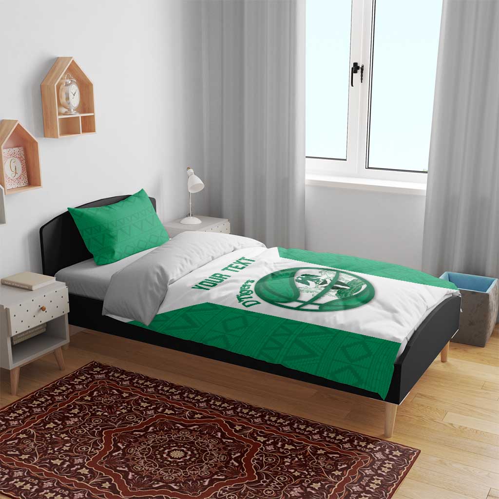 Afro Basketball Custom Nigeria Bedding Set Come On Tigers LT14