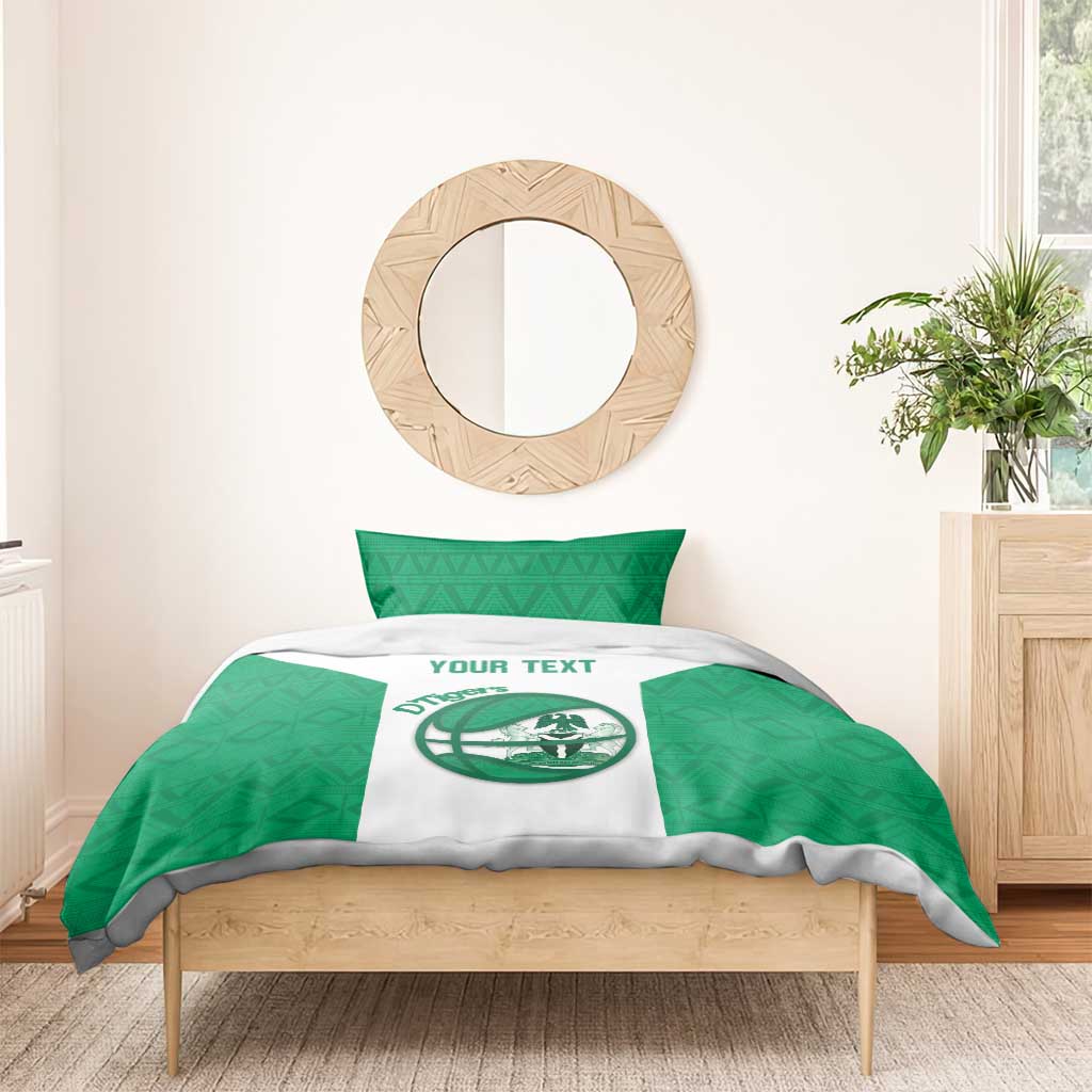 Afro Basketball Custom Nigeria Bedding Set Come On Tigers LT14