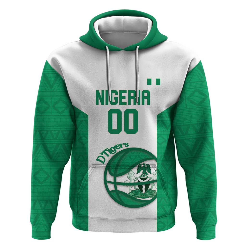Nigeria Basketball Custom Hoodie Come On Tigers LT14