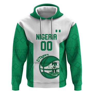 Nigeria Basketball Custom Hoodie Come On Tigers LT14